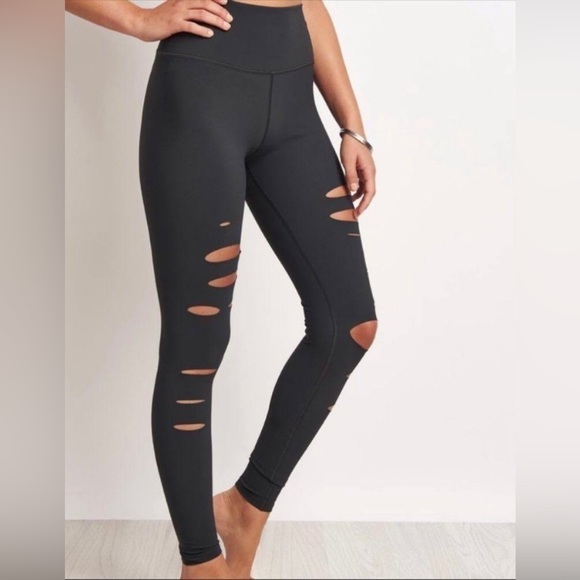 Alo High Waisted Warrior Leggings NWOT - Picture 1 of 11